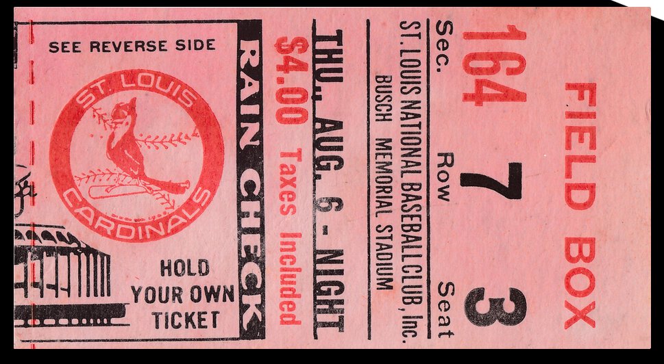 1970 St. Louis Cardinals vs. New York Mets | Row 1 by Row One Brand